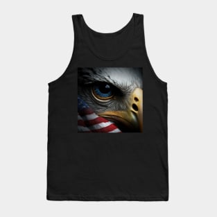 USA, Bald Eagle, America, American Flag, Tank Top